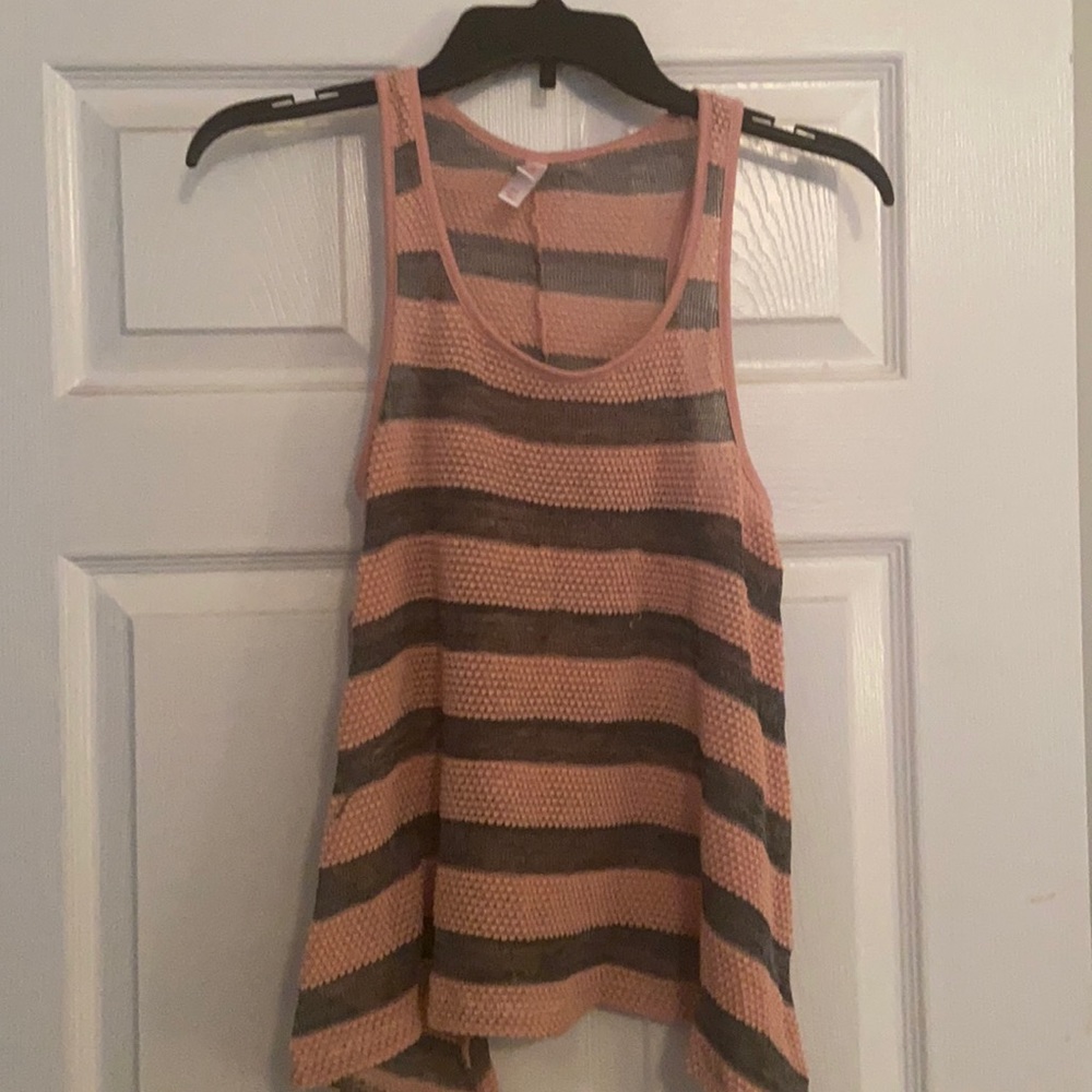 Sheer tank, perfect for a cover up
